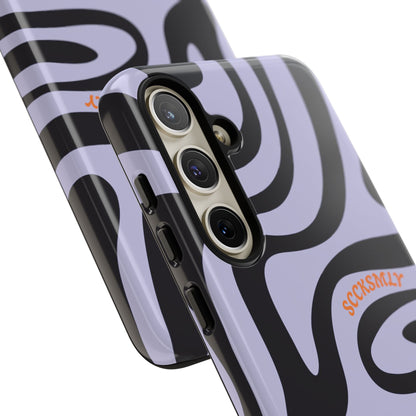 Purple Swirl Phone Case for Samsung