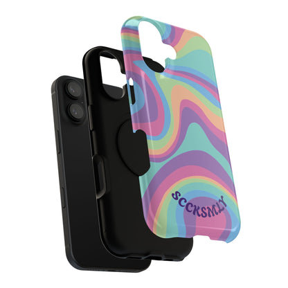 Pastel Swirl Phone Case for Apple