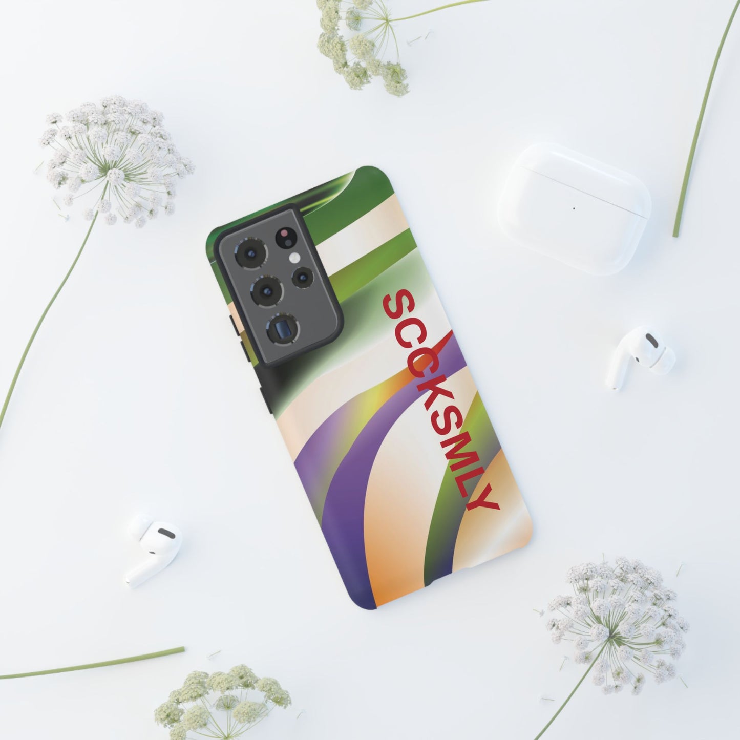 Green Waves Phone Case for Samsung