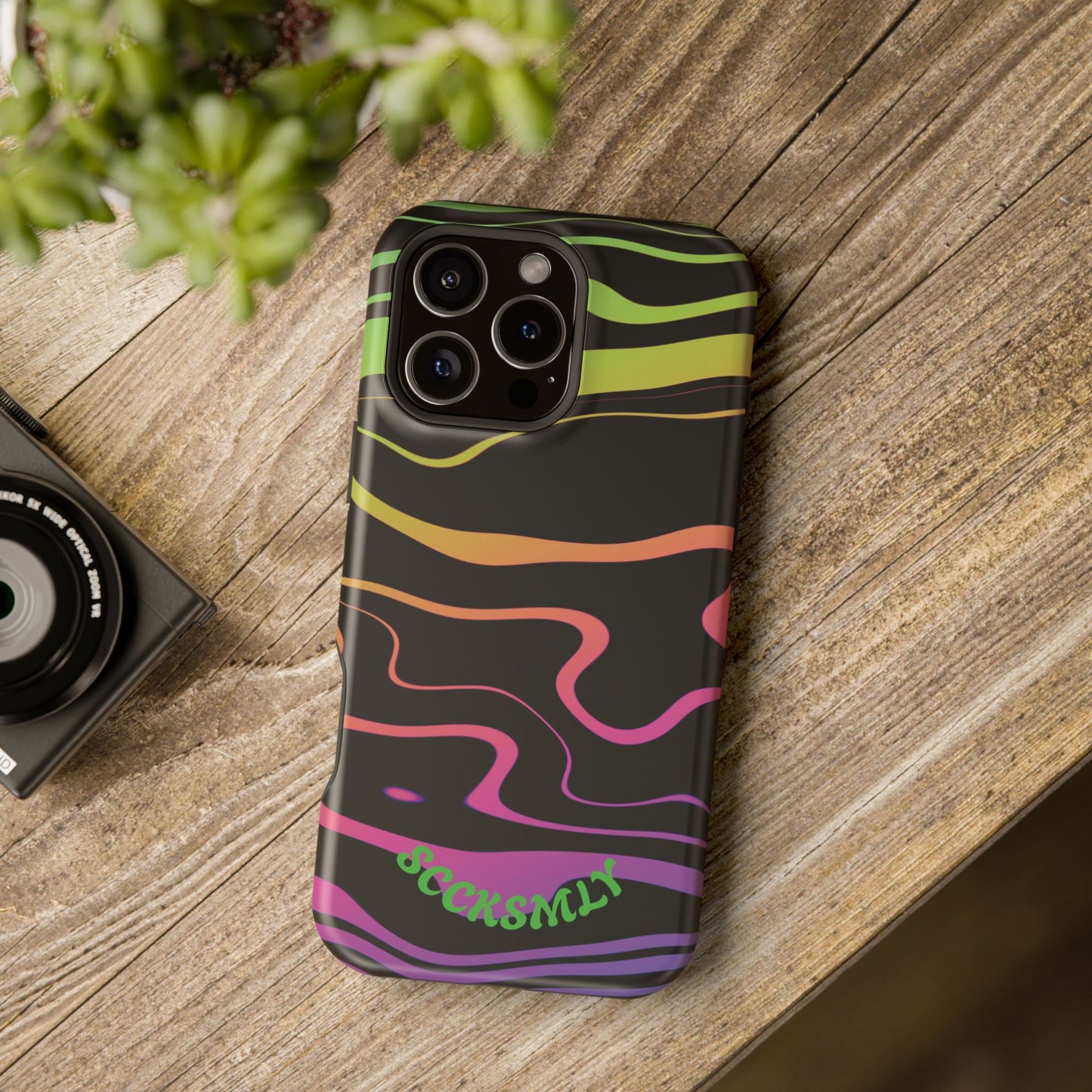 Dark Rainbow Phone Case for Apple