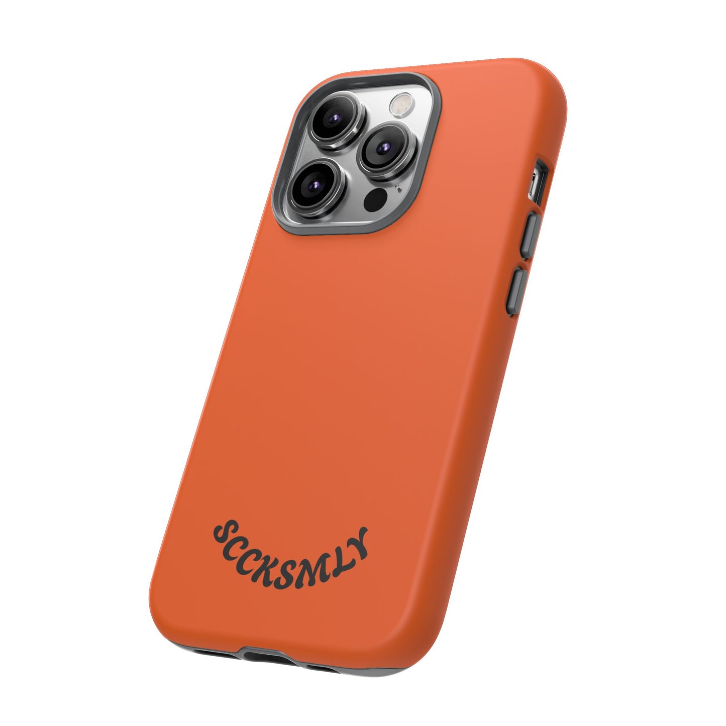 SOLID Tangerine Tough Case for Apple