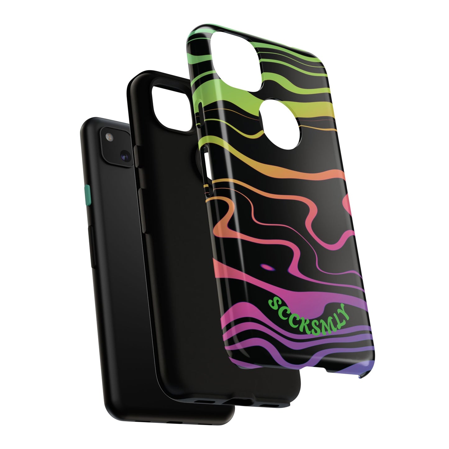 Dark Rainbow Phone Case For Google Pixel