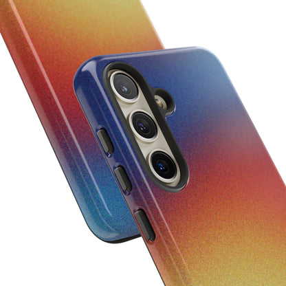 Faded Sunset Aura Tough Phone Case for Samsung