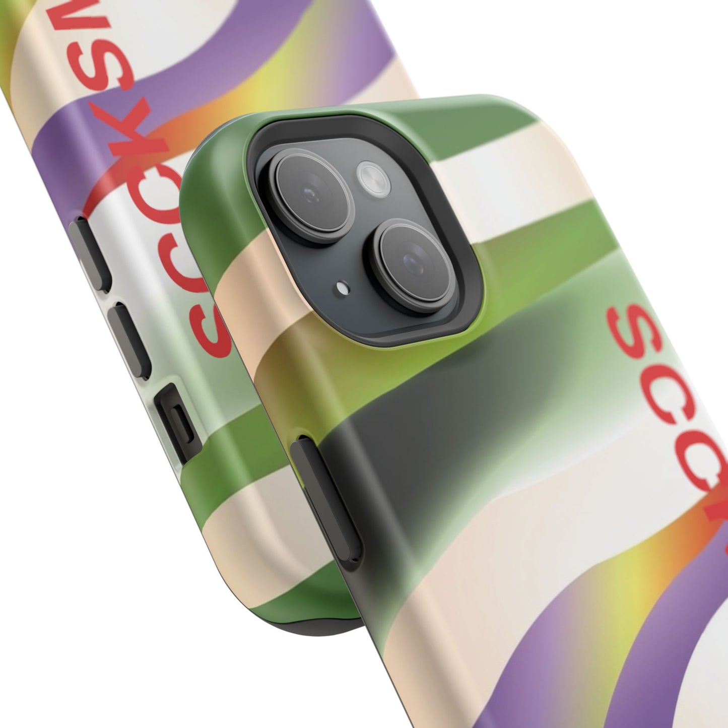 Green Waves Phone Case for "IOS or Apple"