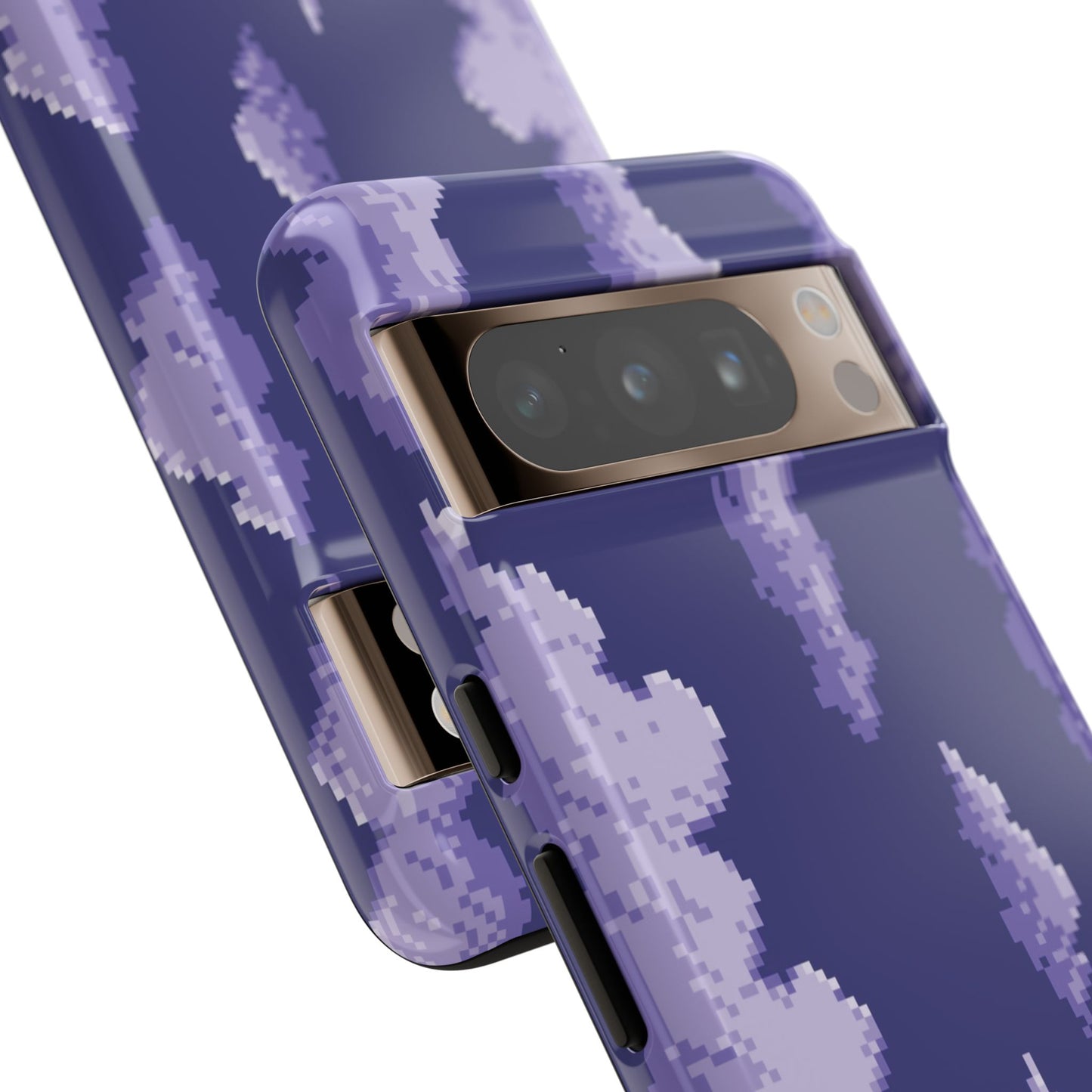 Lilac Pixel Cloud Tough Phone Case for Google Pixel