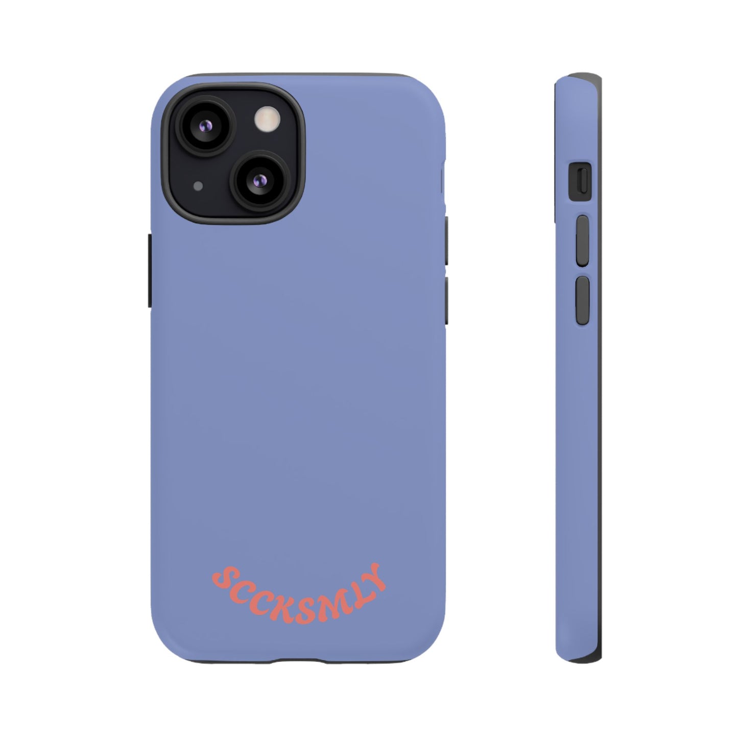 Periwinkle Blue Tough Phone Case for Apple