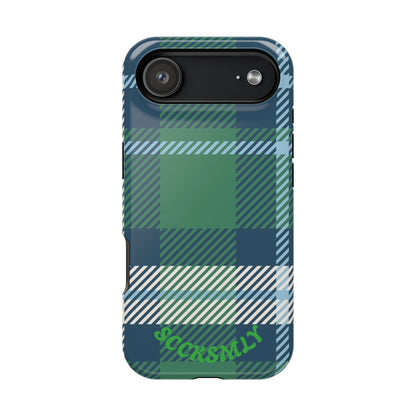 Earth and Sky Plaid Phone Case for Apple
