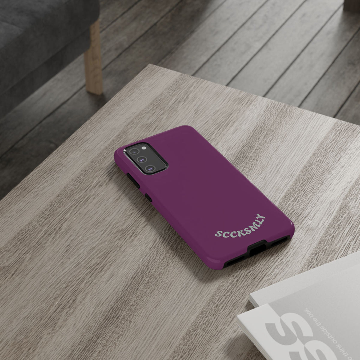 SOLID Amethyst Matte Tough Phone Case for Samsung