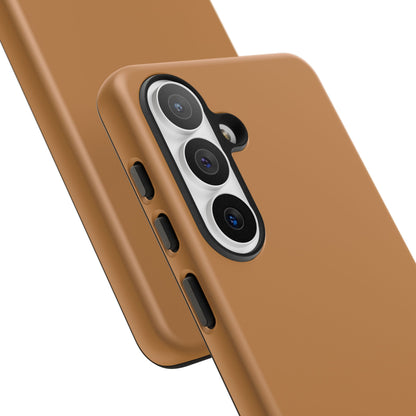 SOLID Spice Caramel Tough Case for Samsung