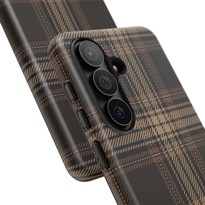 Brown Bread Plaid Tough Phone Case Samsung