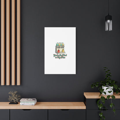 You’re the Fried to My Fries Canvas | Retro Diner Matchbook, Pantry Label Art