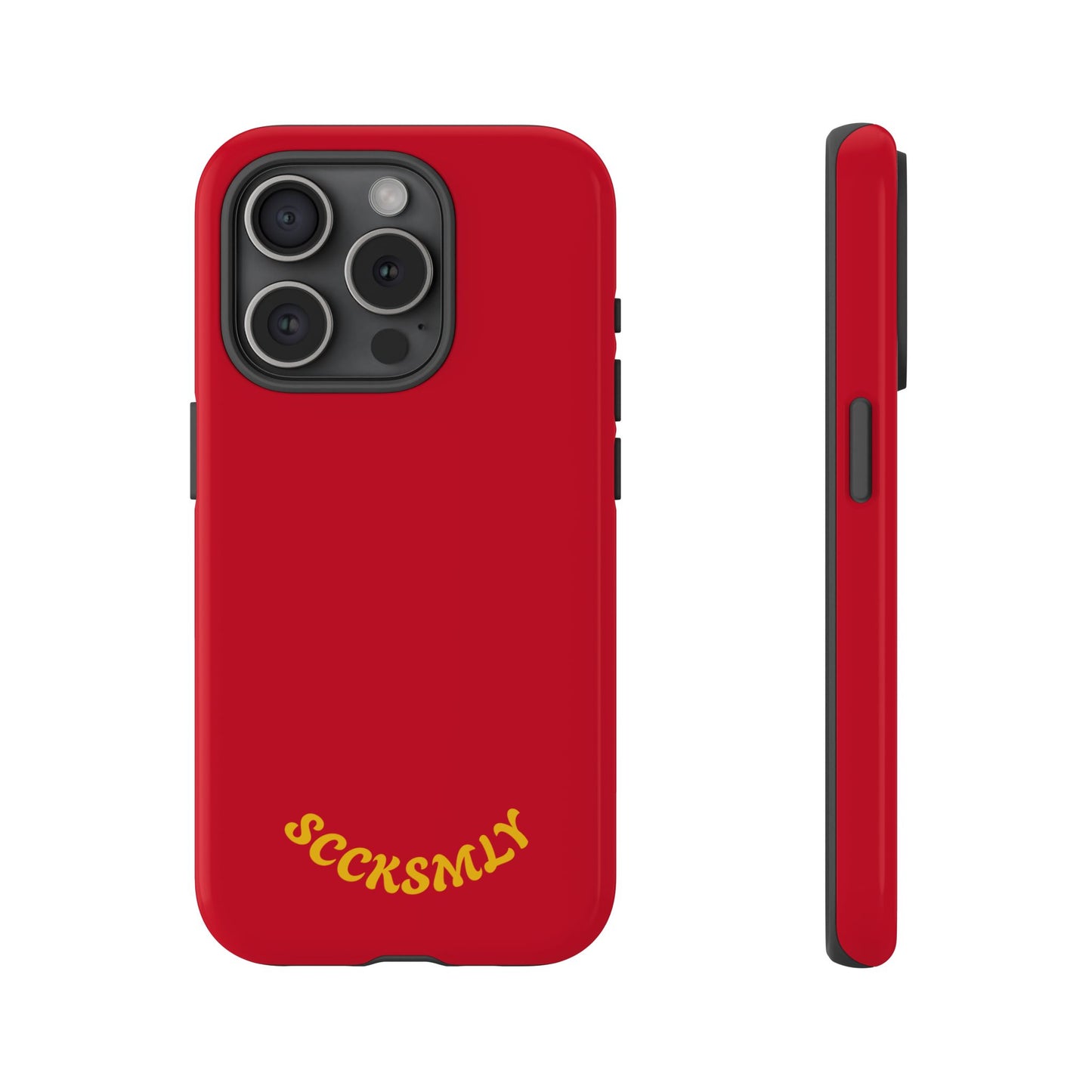 SOLID Calm Cherry Tough Case for Apple