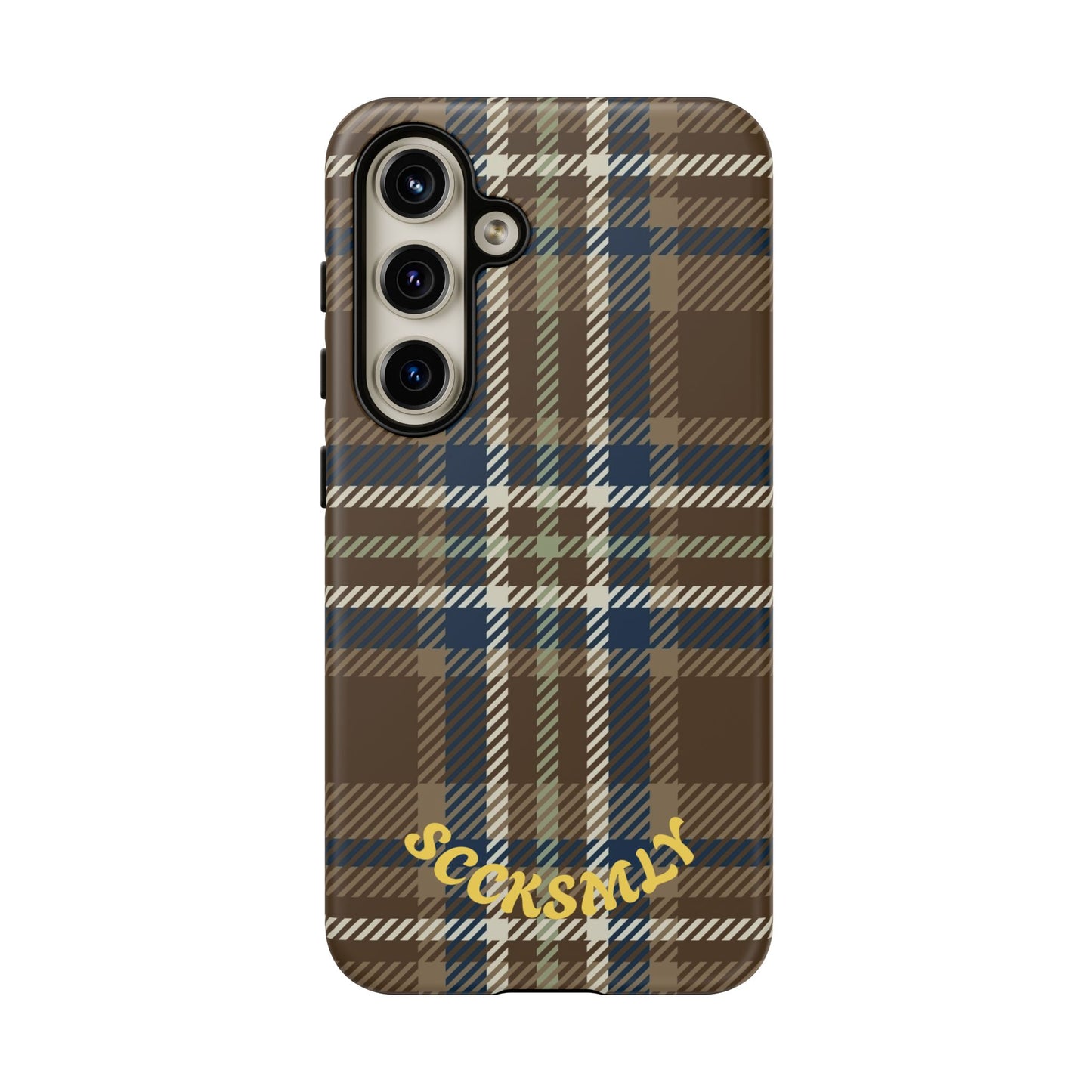 Earth and Sky Plaid Phone Case for Samsung