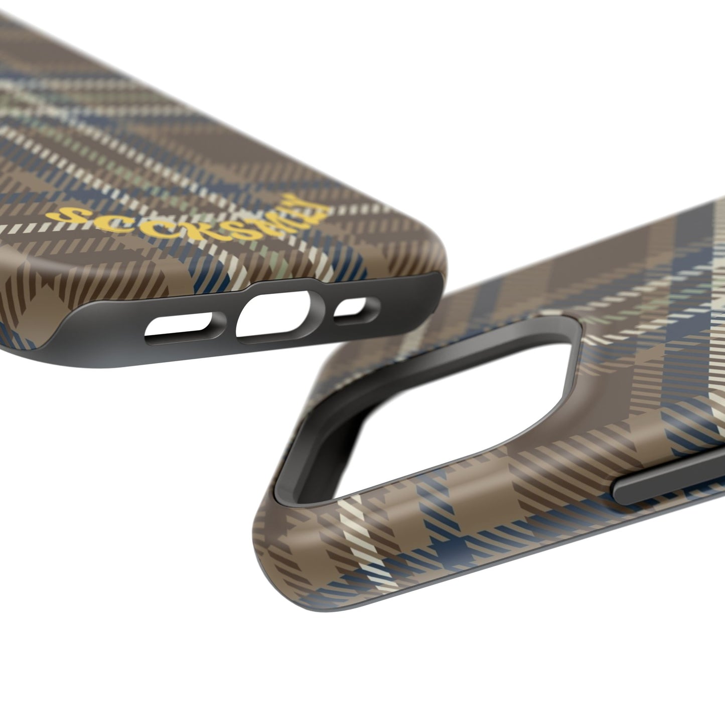 Earth and Sky Plaid Phone Case for Apple