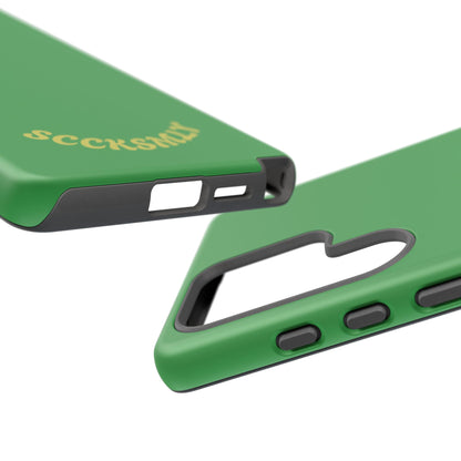SOLID Green Grin Tough Case for Samsung