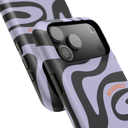 Purple Swirl Phone Case for Apple