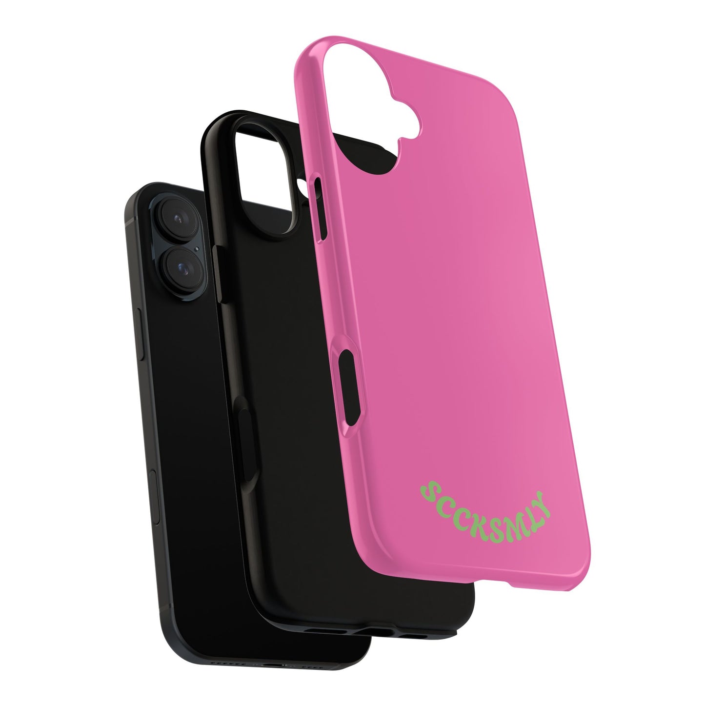 SOLID Sweet Static Pink Tough Case for Apple