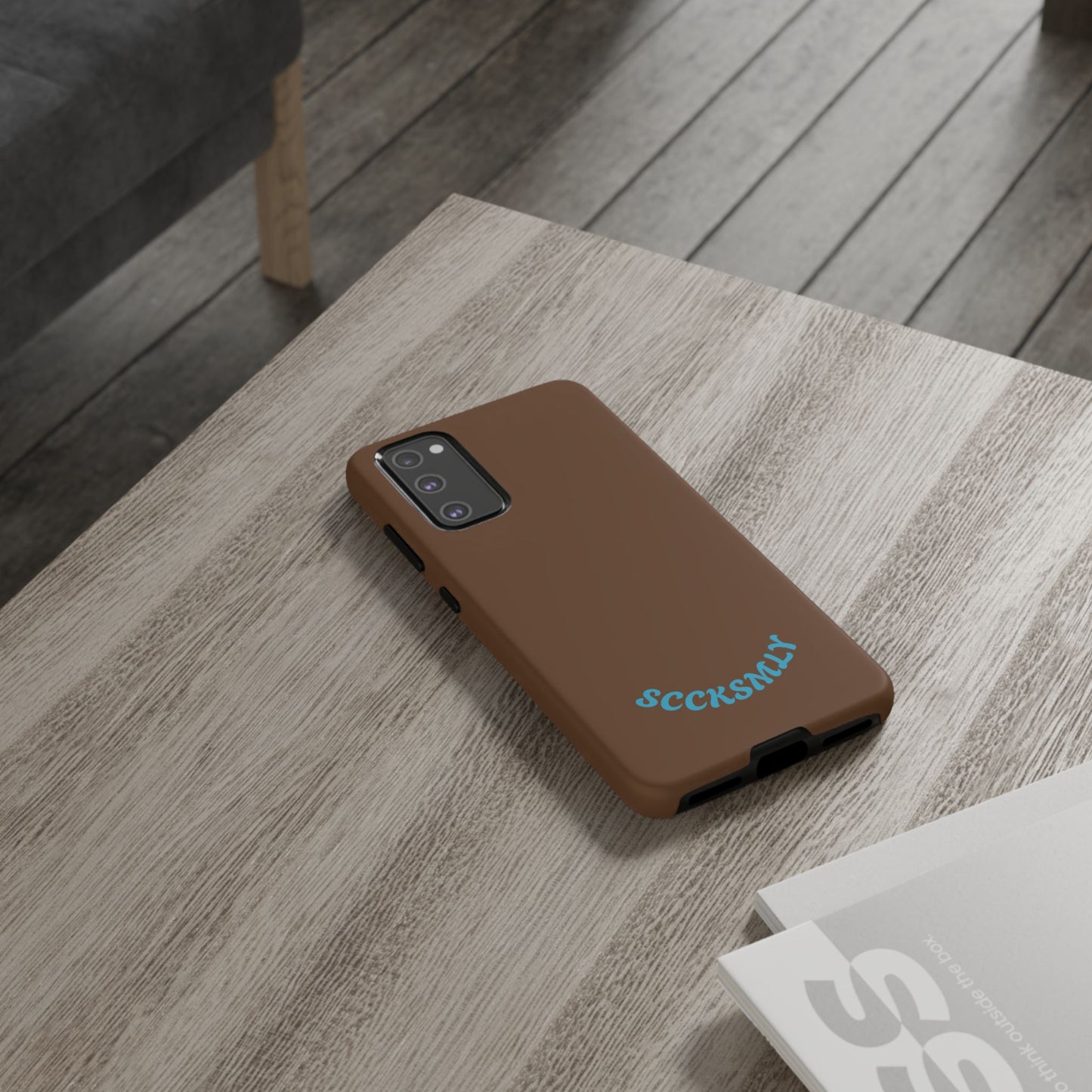 SOLID Chocolate Coco Tough Case for Samsung