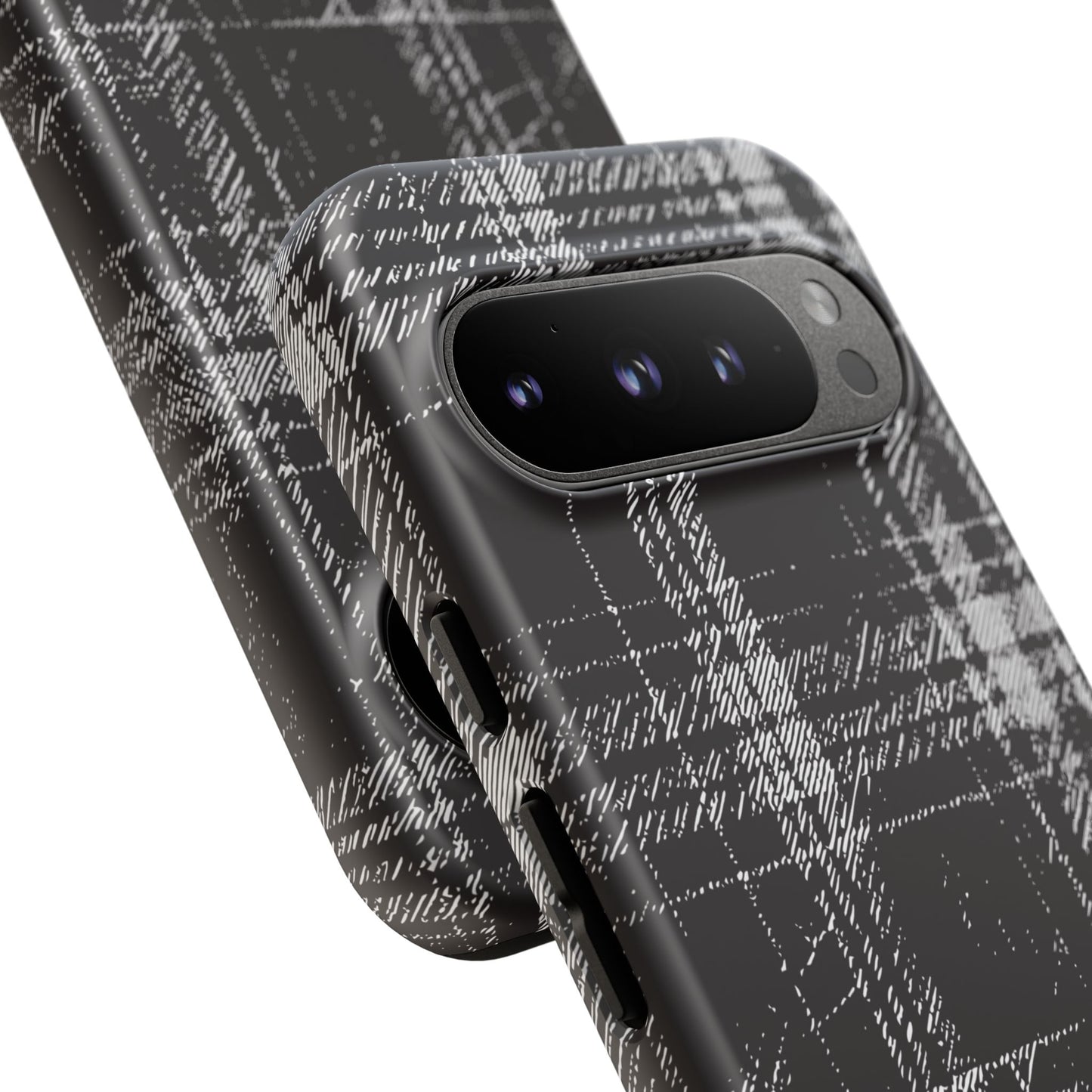 Smoky Grungy Plaid Phone Case for Google Pixel