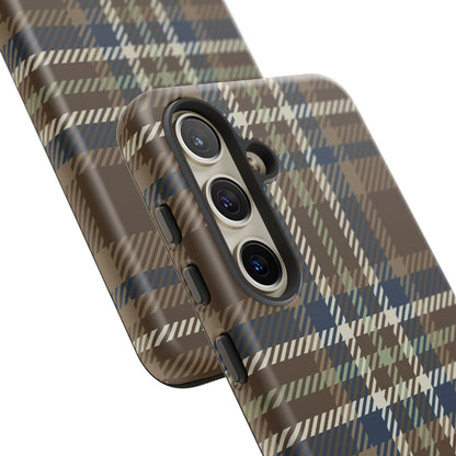 Earth and Sky Plaid Phone Case for Samsung