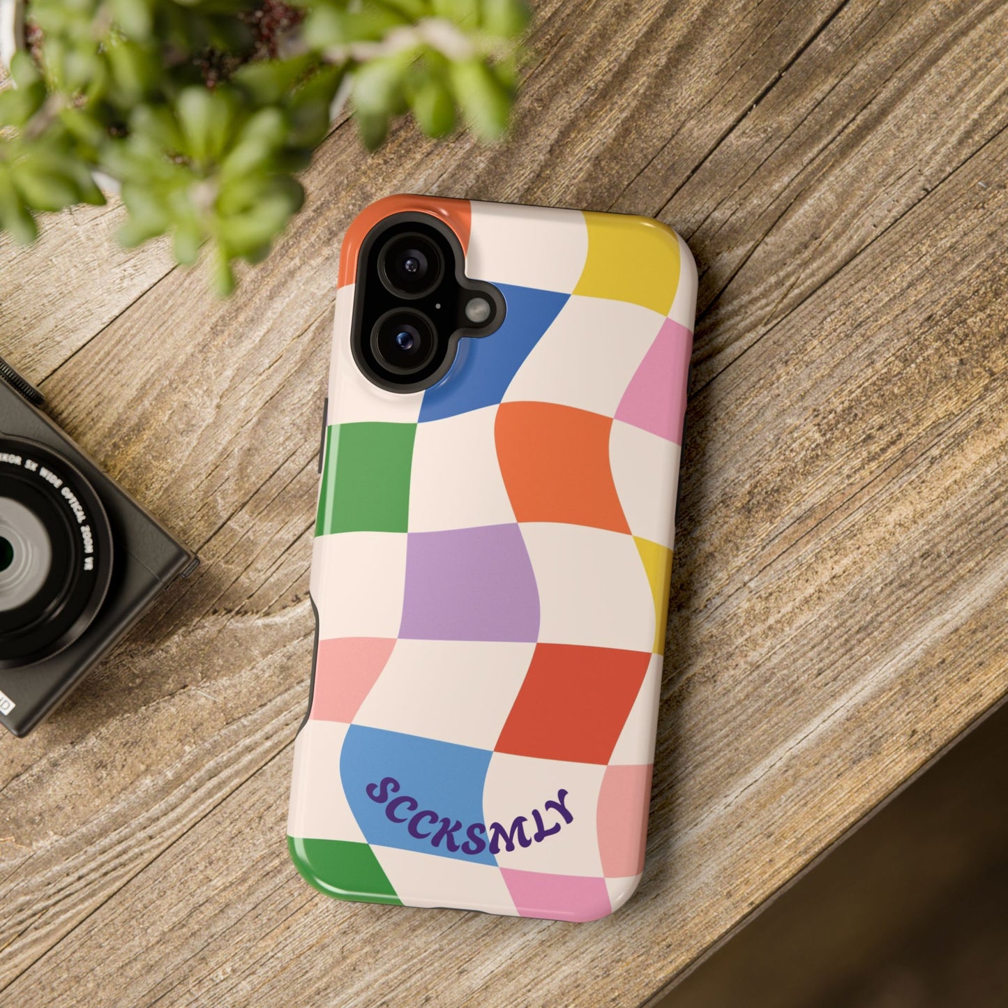 Checker Flicker Phone Case Apple