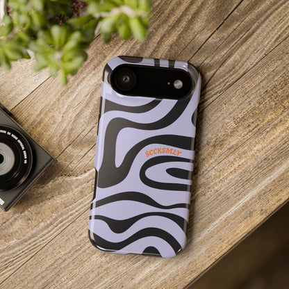 Purple Swirl Phone Case for Apple