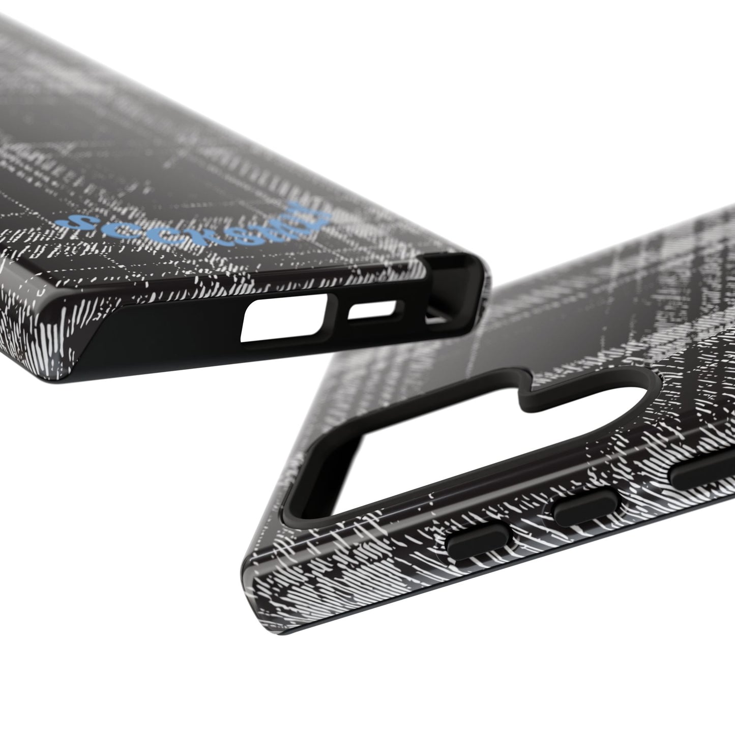 Smoky Grungy Plaid Phone Case for Samsung