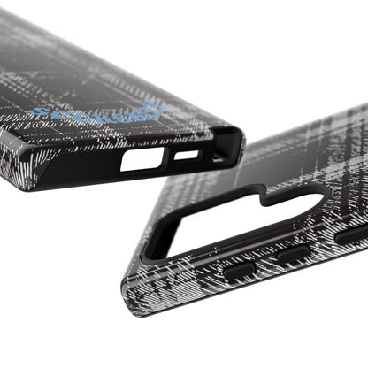 Smoky Grungy Plaid Phone Case for Samsung