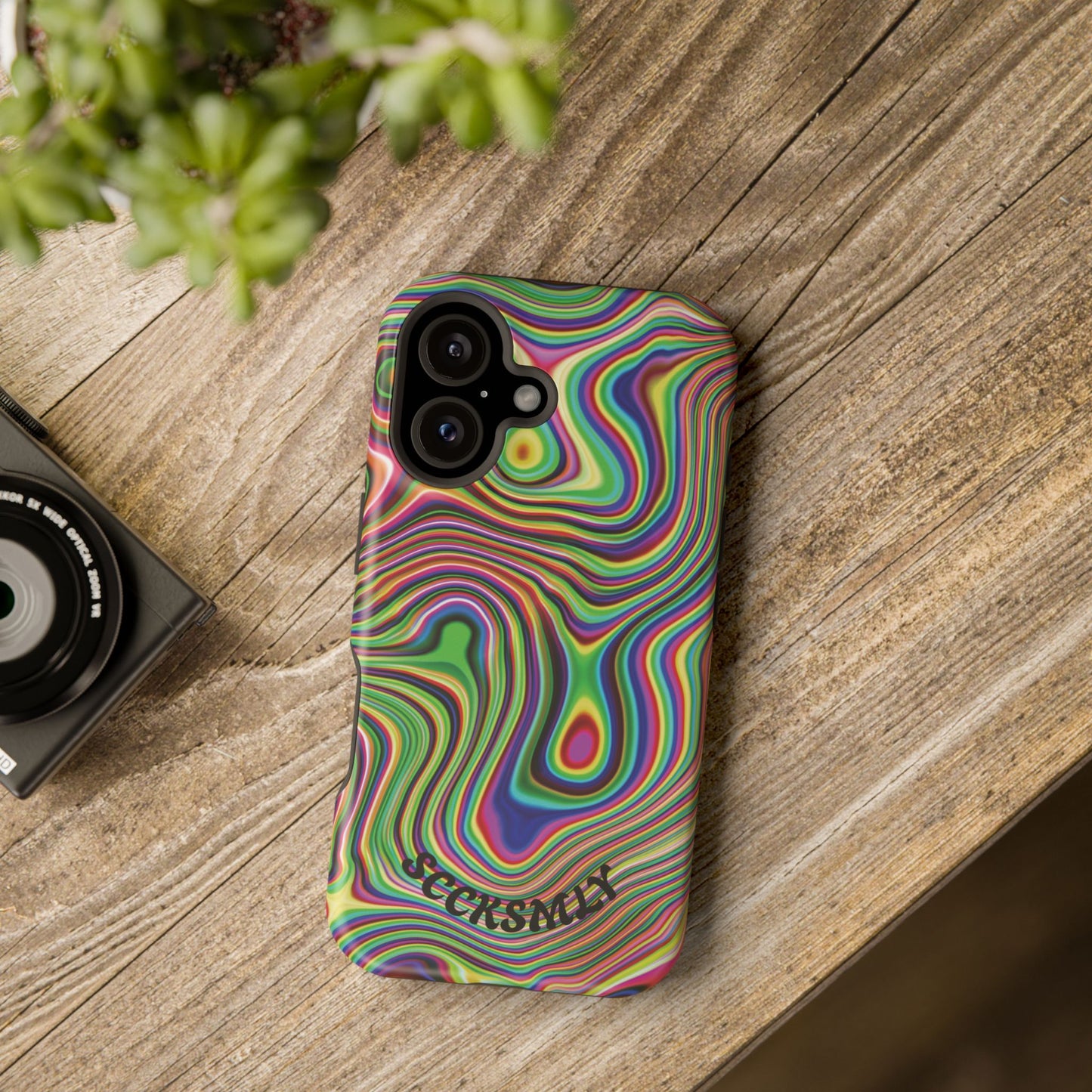 Acid Swirl Phone Case for Apple