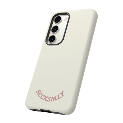 Sweet Oat Milk Tough Phone Case for Samsung
