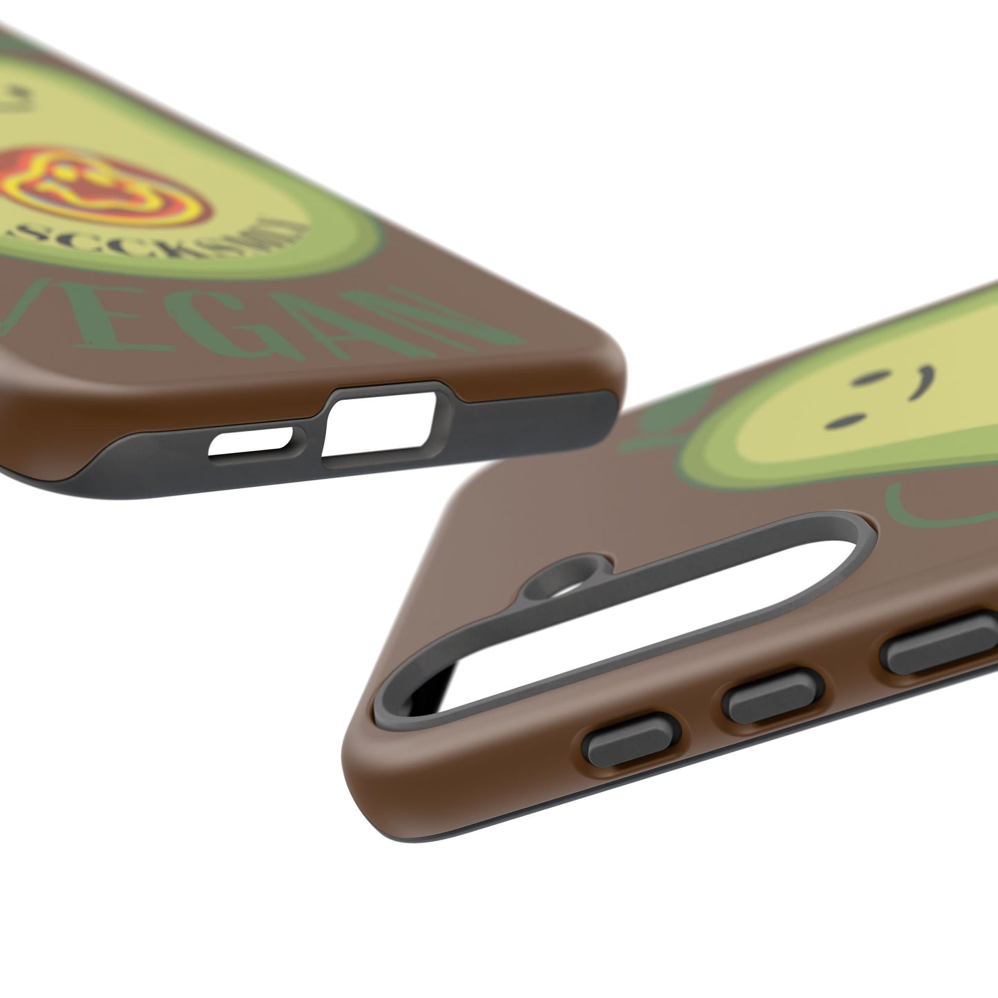 Playful Vegan Avocado Phone Case for Samsung