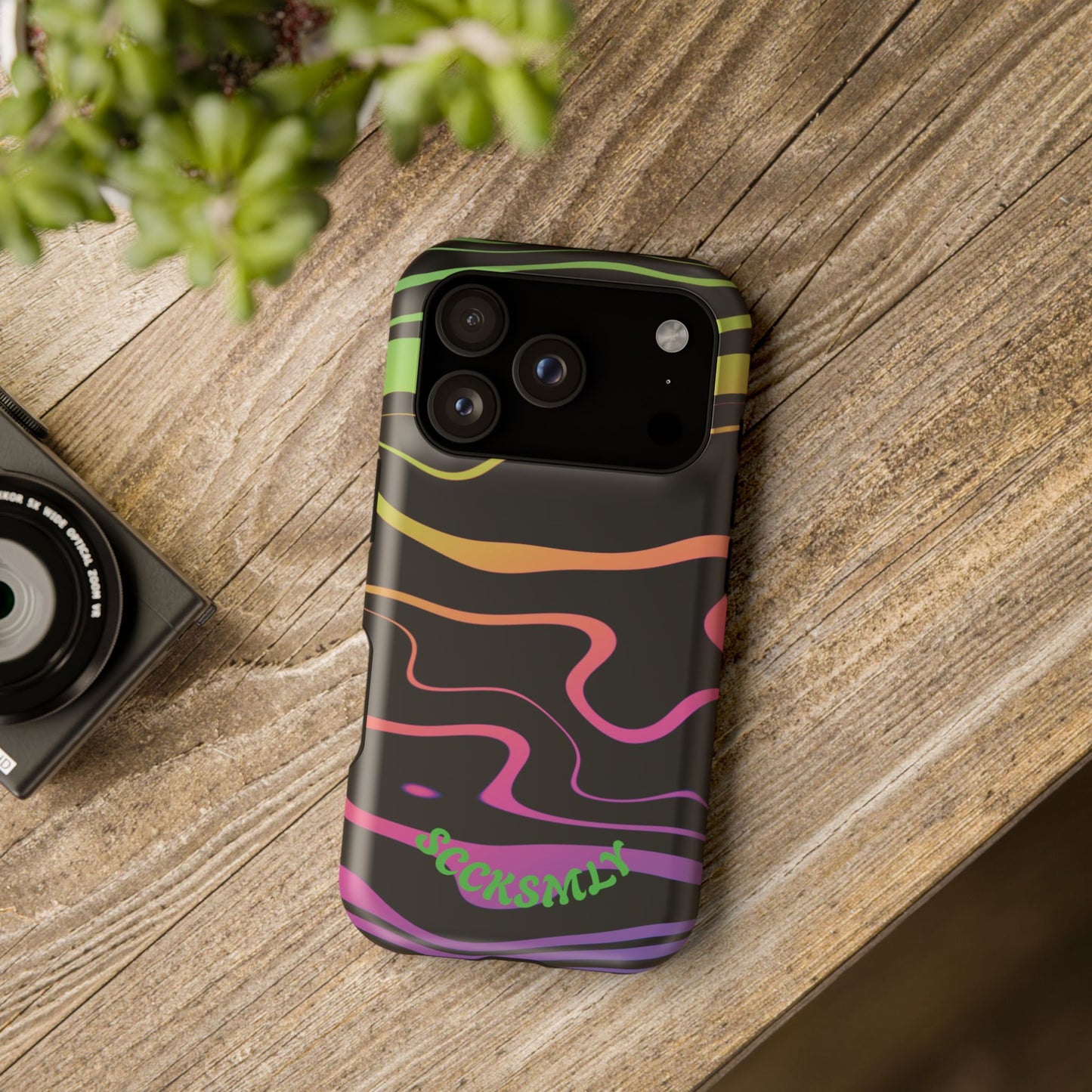 Dark Rainbow Phone Case for Apple
