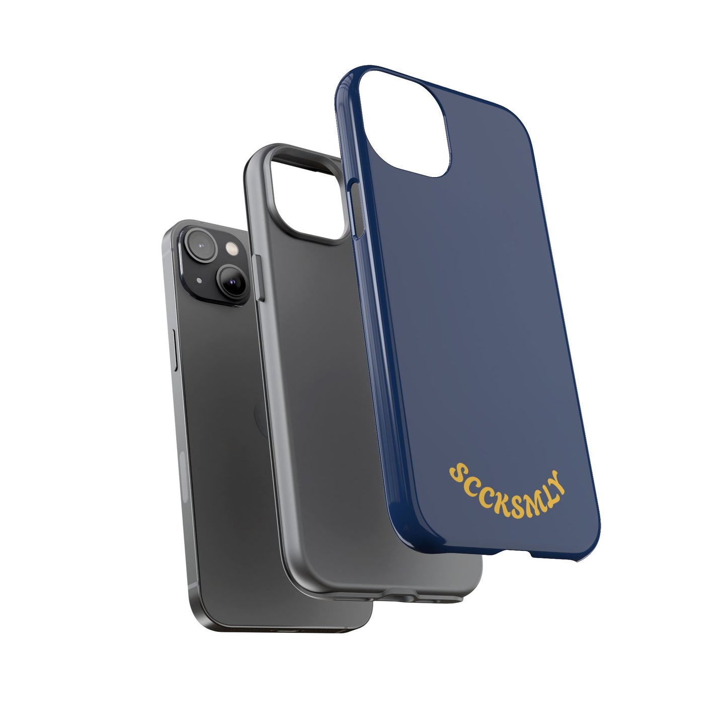 SOLID Cobalt Haze Tough Case for Apple