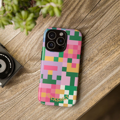Pixel Garden Tough Phone Case for Apple
