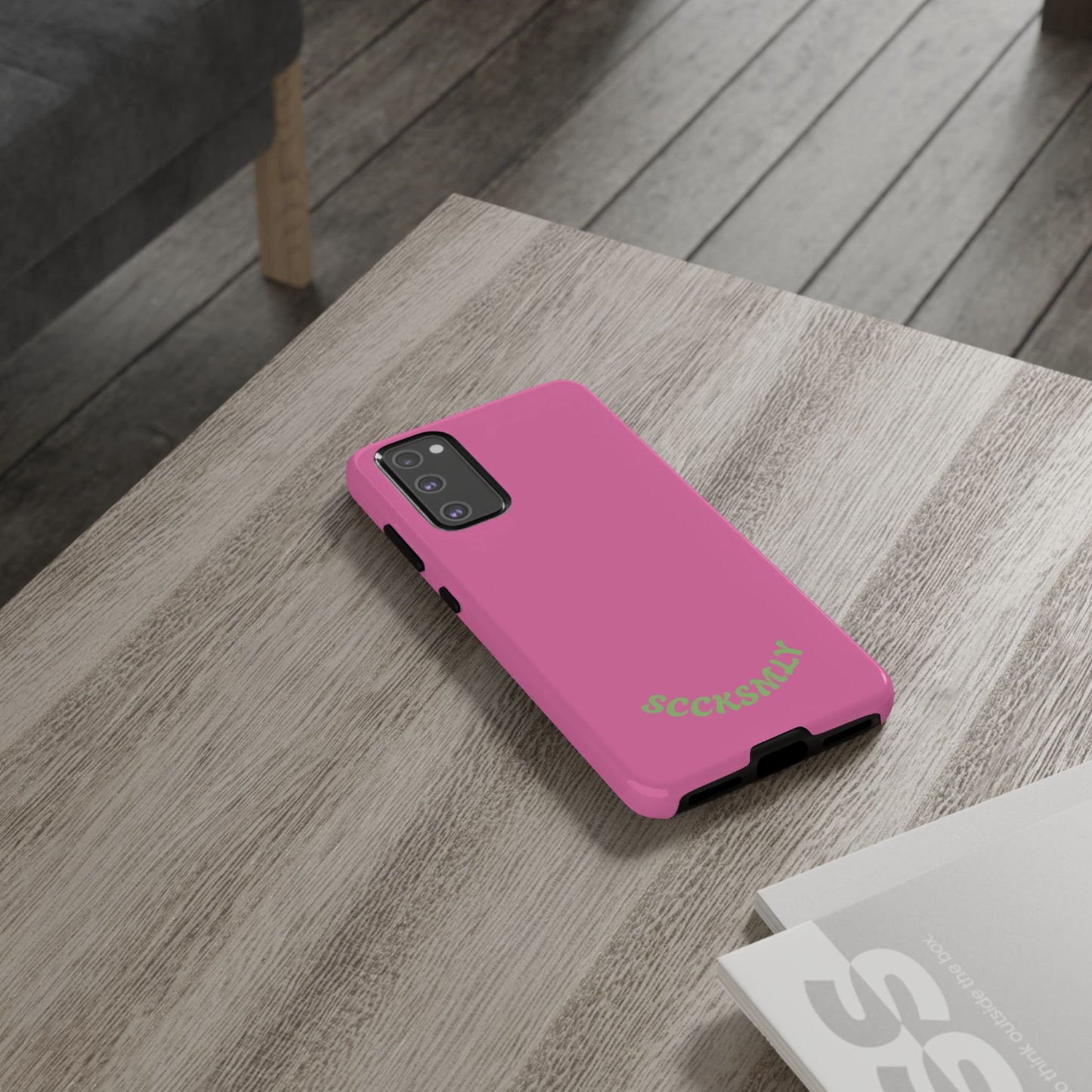 SOLID Sweet Static Pink Tough Case for Samsung