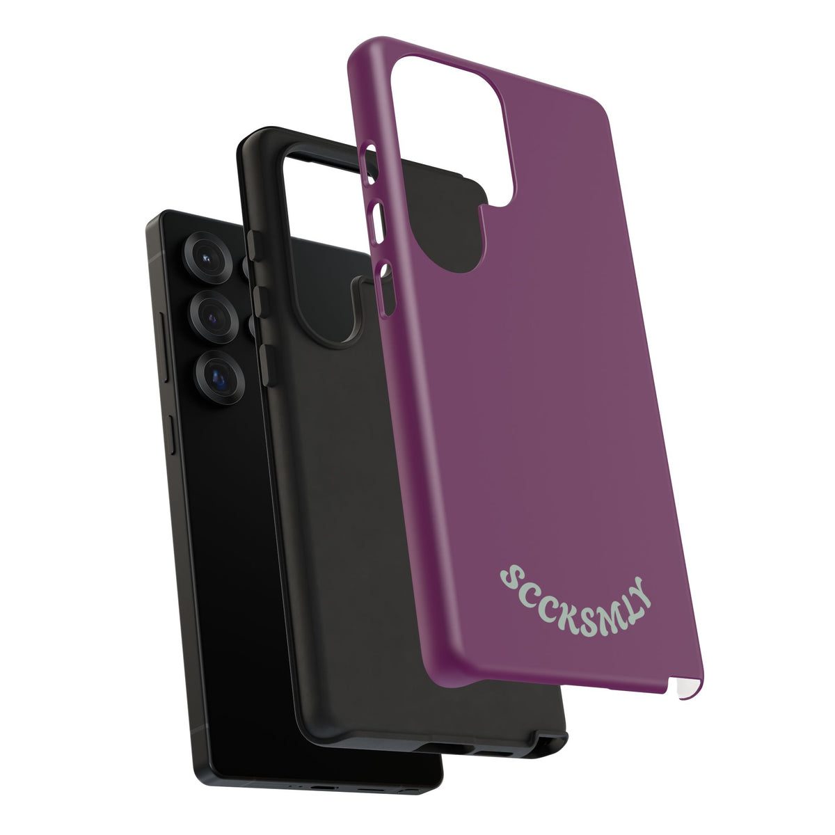 SOLID Amethyst Matte Tough Phone Case for Samsung