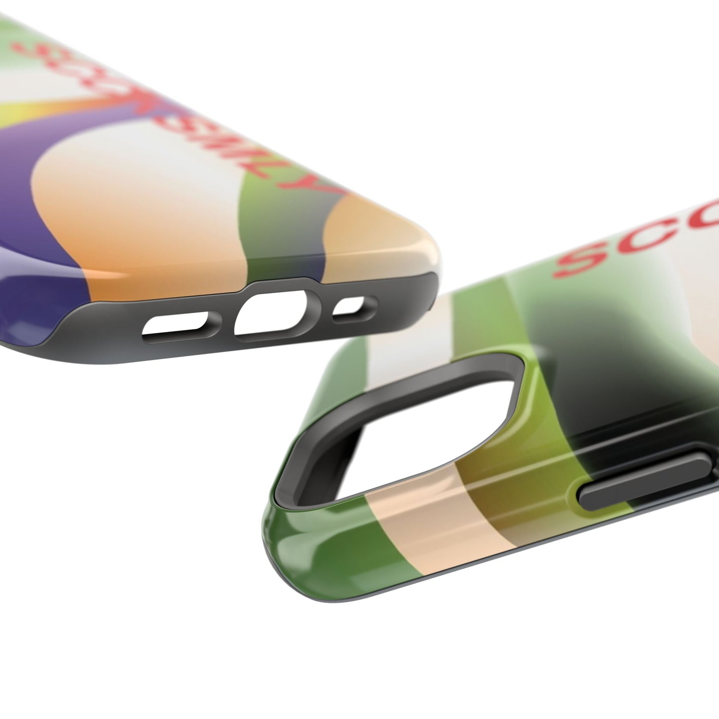 Green Waves Phone Case for "IOS or Apple"