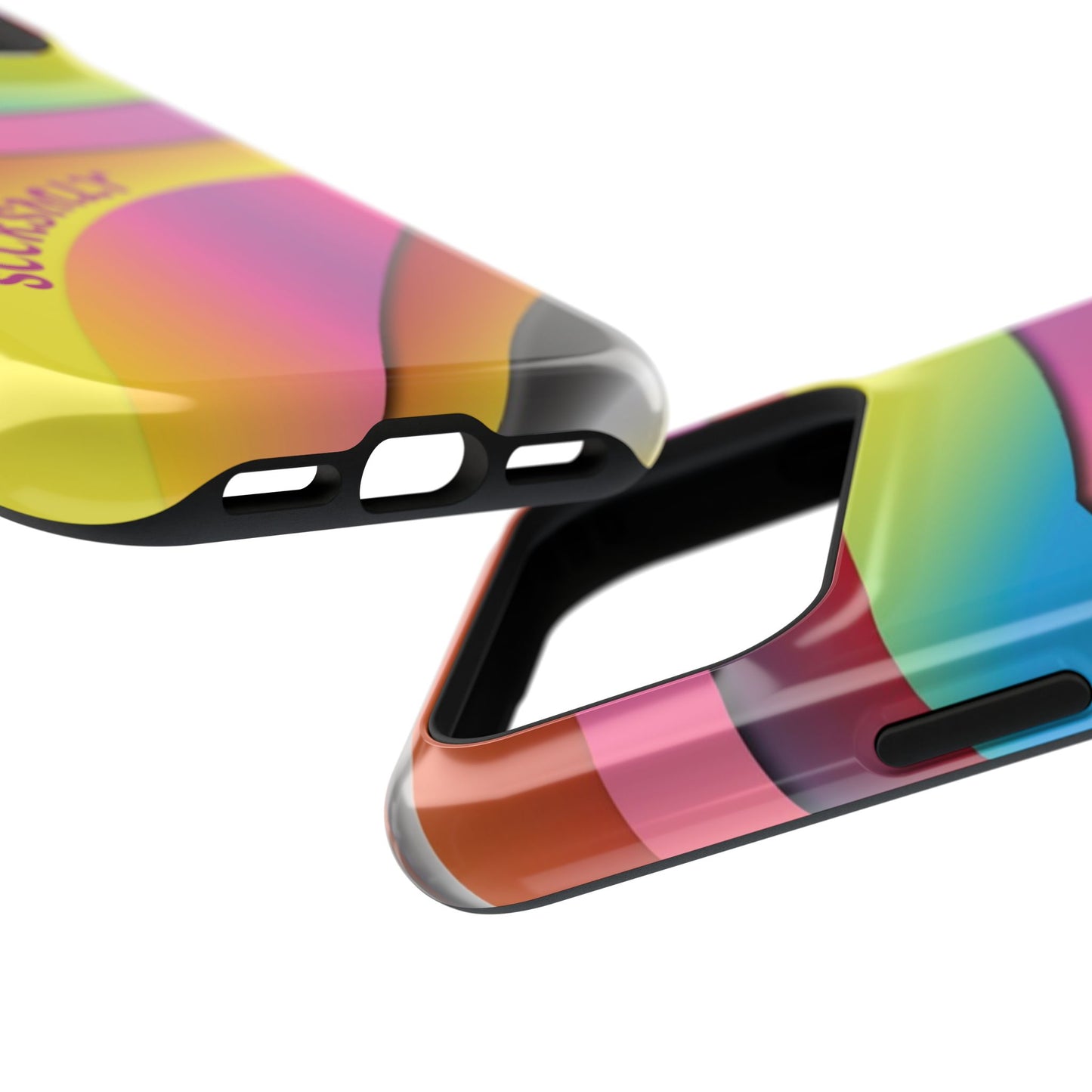 Modern Retro Rainbow Phone Case for Apple