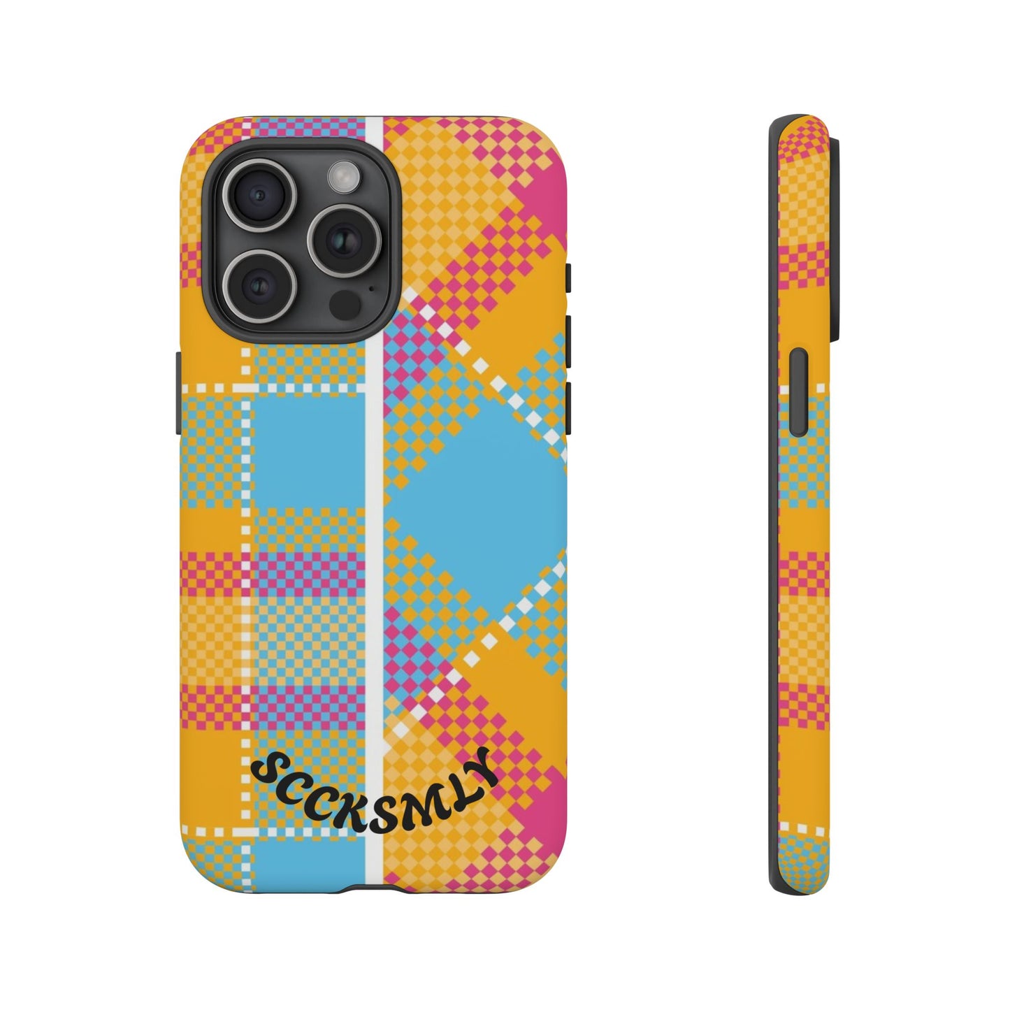 Pattern Punch Phone Case for Apple