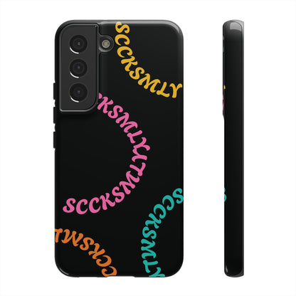 Y2K Wavy Script Tough Case for Samsung