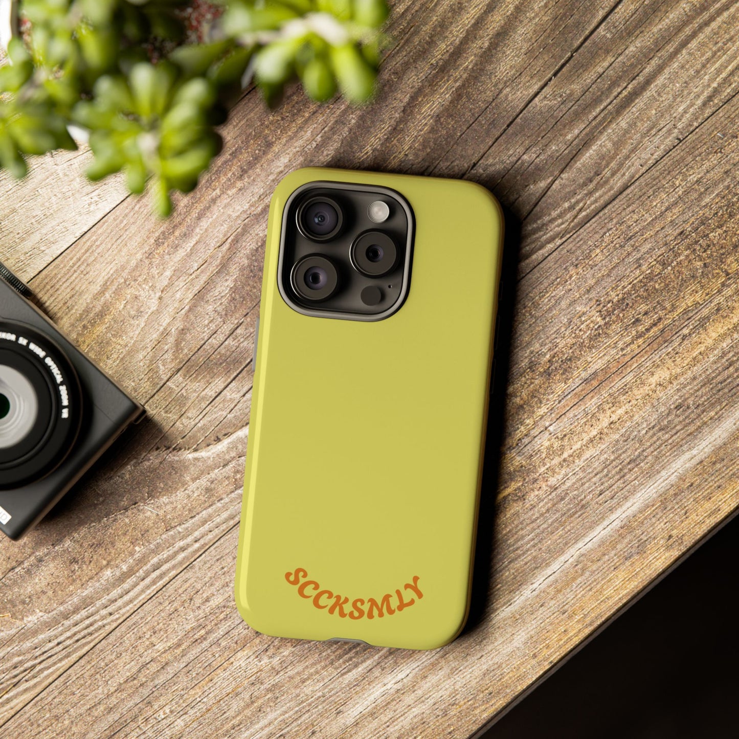 SOLID Lemon Dijon Glaze Tough Case for Apple