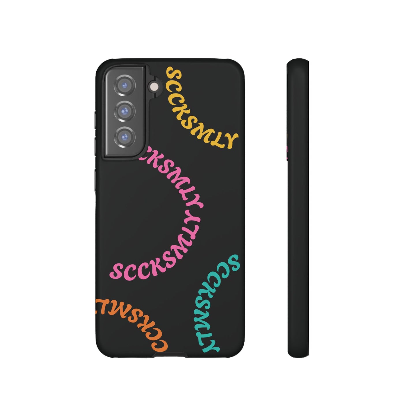 Y2K Wavy Script Tough Case for Samsung