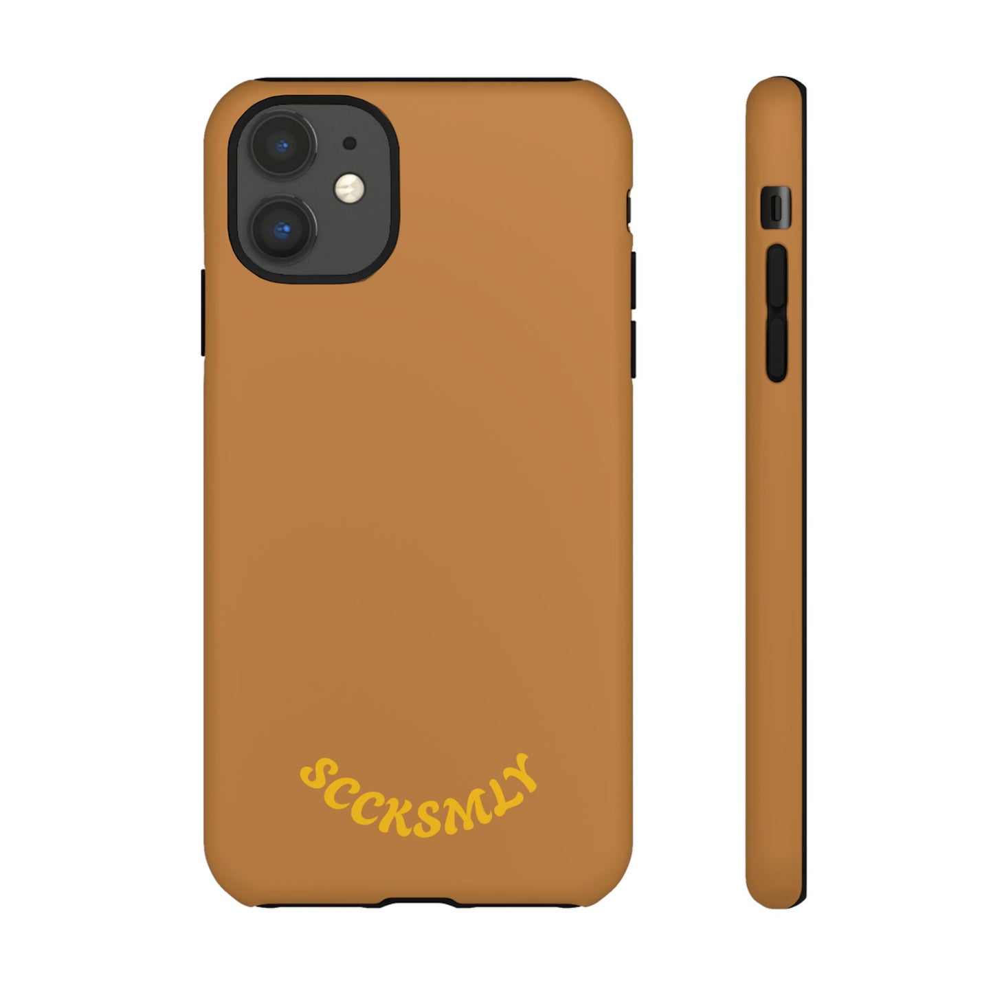 SOLID Spiced Caramel Tough Case for Apple