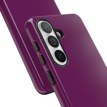 SOLID Amethyst Matte Tough Phone Case for Samsung