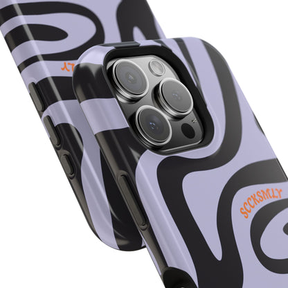 Purple Swirl Phone Case for Apple