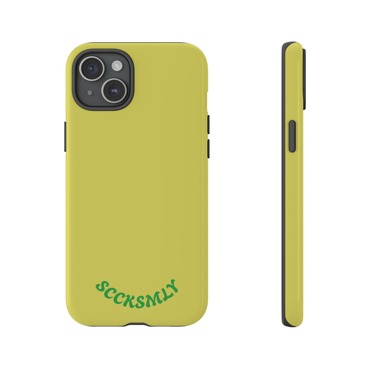 SOLID Lemon Pop Tough Case for Apple
