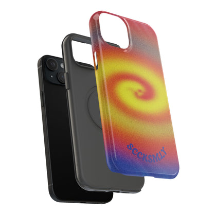 Toxic Spiral Tough Phone Case for Apple