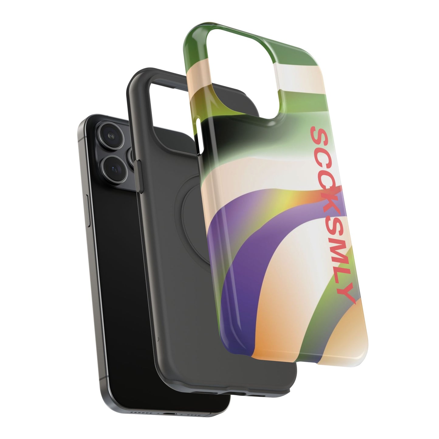 Green Waves Phone Case for "IOS or Apple"