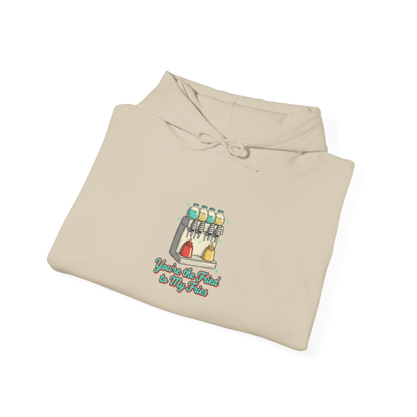 Pantry Label Art Hoodie | retro diner matchbook, vintage grocery sign print