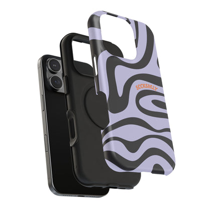 Purple Swirl Phone Case for Apple